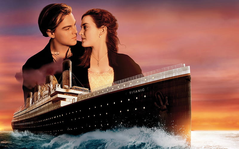 Titanic, Rose, Romantic, Jack, HD wallpaper