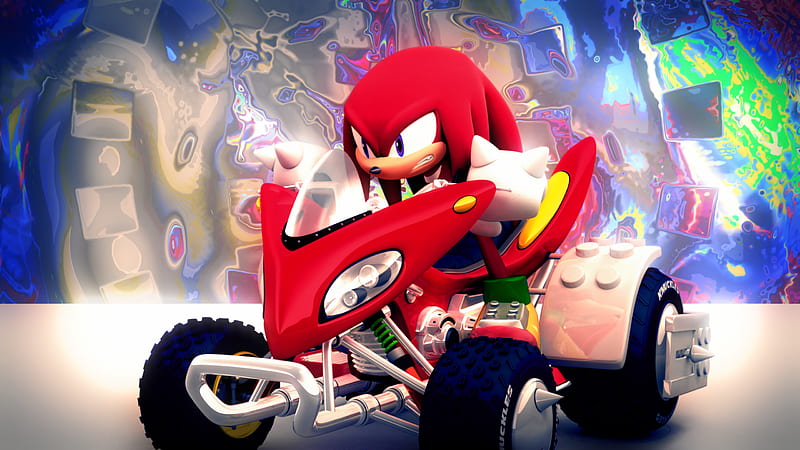 Sonic, Sonic & Sega All-Stars Racing, Knuckles the Echidna, HD wallpaper