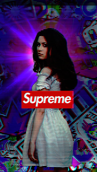 supreme wallpaper of a girl｜TikTok Search