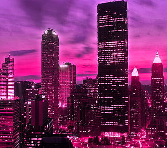 Pink City, city, pink, HD wallpaper | Peakpx