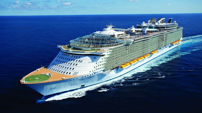 Oasis of the Seas, boats, Ships, ocean, cruise ships, sea, HD wallpaper