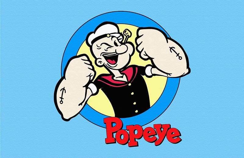 popeye, man, sailor, pipe, HD wallpaper