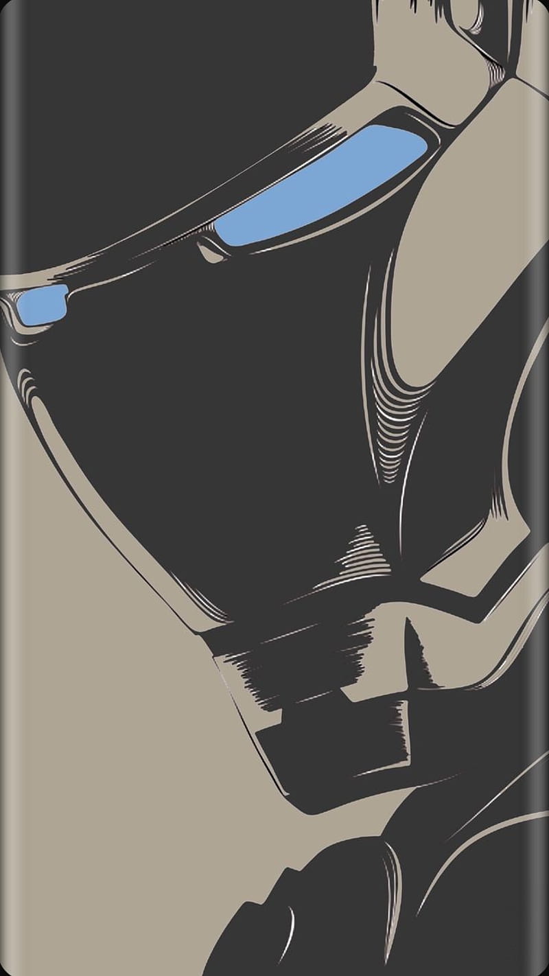 Iron man Mark, abstract, avengers, black, edge, gray, iron man, s8, super hero, HD phone wallpaper