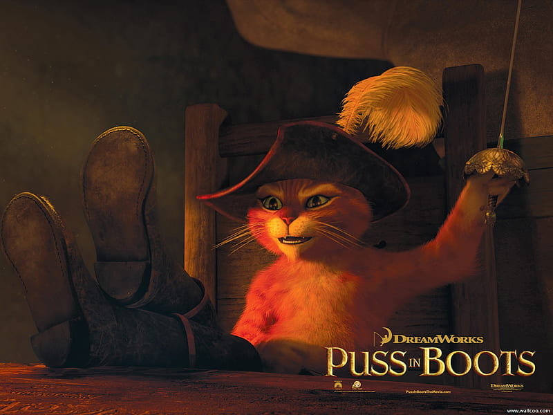 Puss in Boots-Anime Movie 06, HD wallpaper