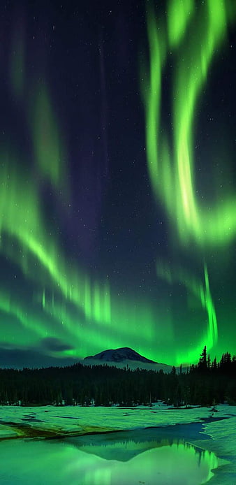 Aurora Borealis Wallpaper 4K 5K Northern Lights Night 1680