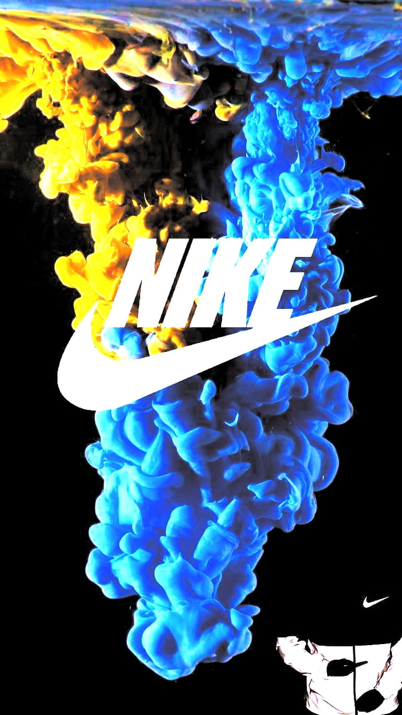 Nike Blue and yellow, HD phone wallpaper | Peakpx