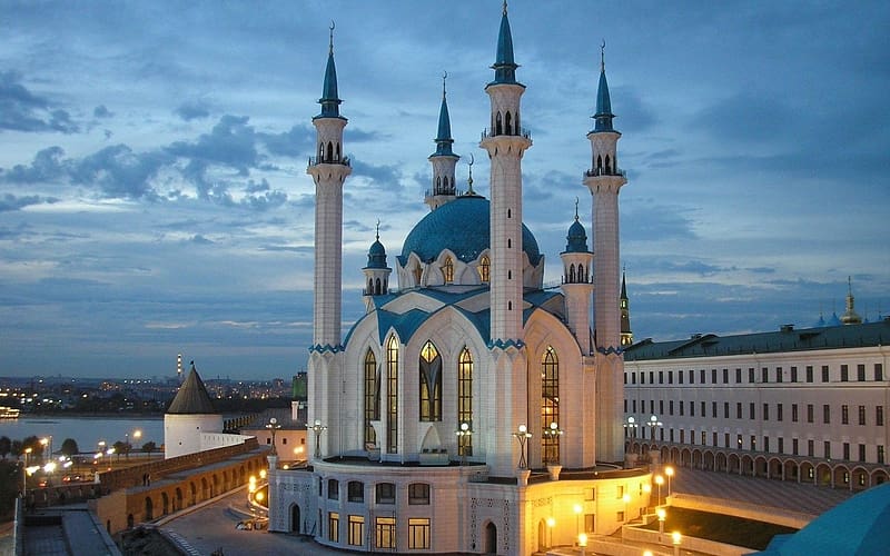 Russia, Kazan, Religious, Qolşärif Mosque, Mosques, HD wallpaper