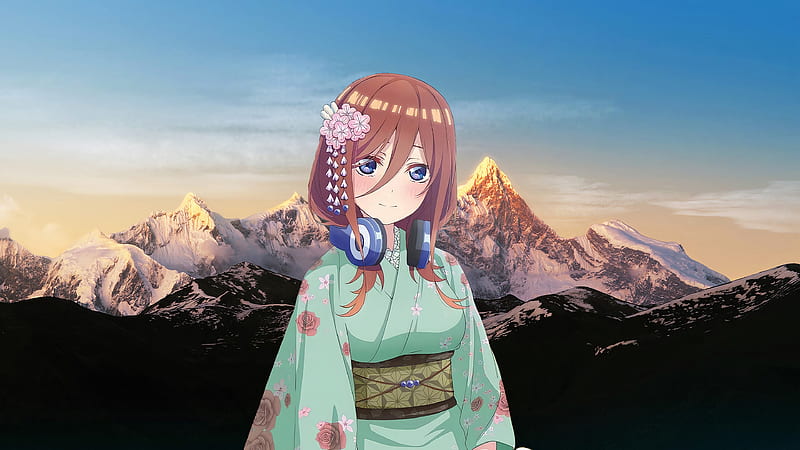 Miku Nakano Anime Girl, HD wallpaper
