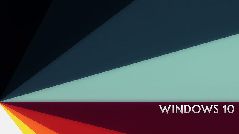 Colorful Lines Windows 10 Logo Windows 10, HD wallpaper