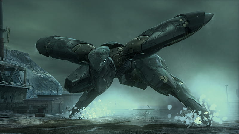 Metal Gear Ray from MGS4, guns of the patriots, liquid ocelot, metal gear, ray, HD wallpaper