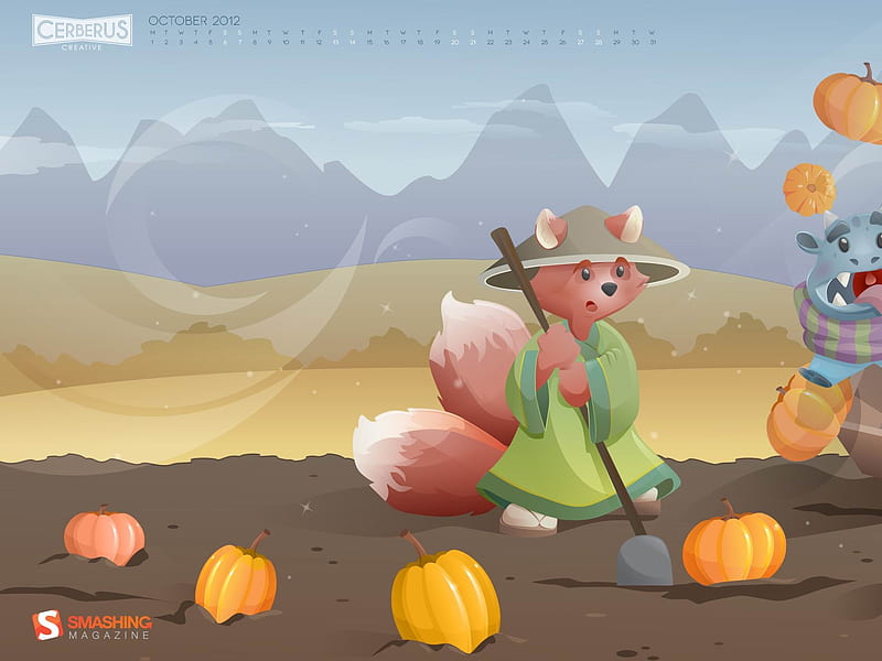 Whoops-October 2012 calendar, HD wallpaper