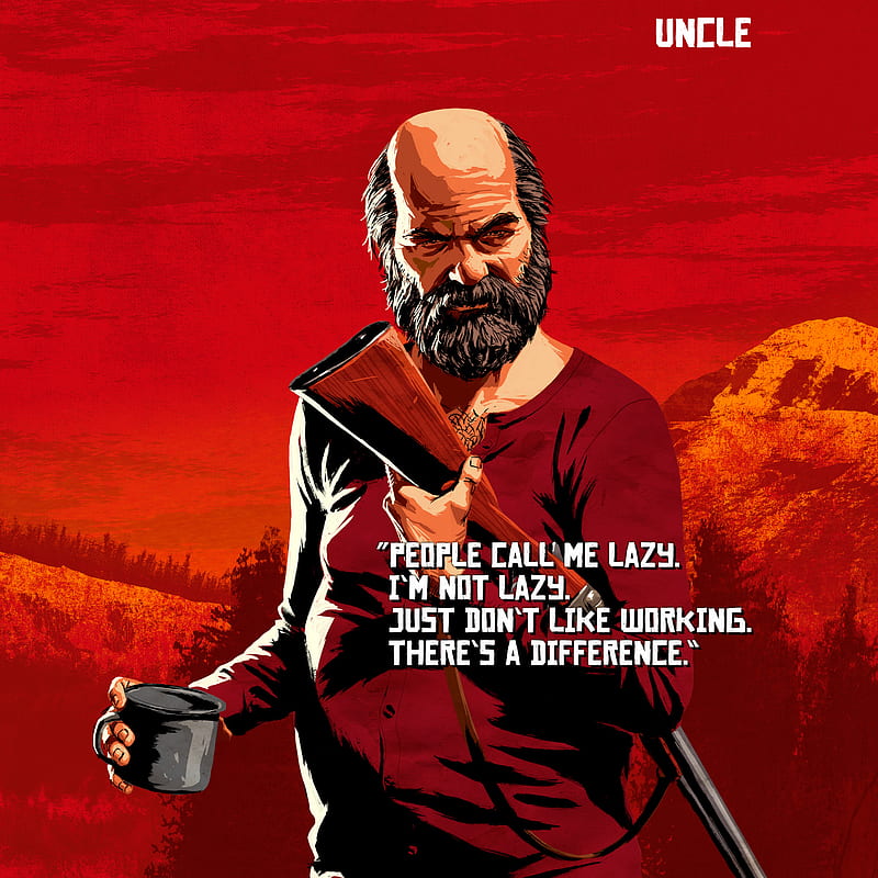 Uncle, rdr, rdr2, red dead, red dead redemption, HD phone wallpaper