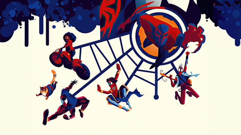 Miles Morales Gwen Stacy And Spider Cat Spider Man Across The