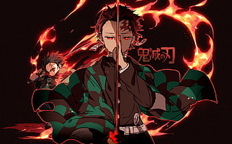 Anime, Demon Slayer: Kimetsu no Yaiba, Kimetsu no Yaiba, Tanjirou Kamado, HD wallpaper