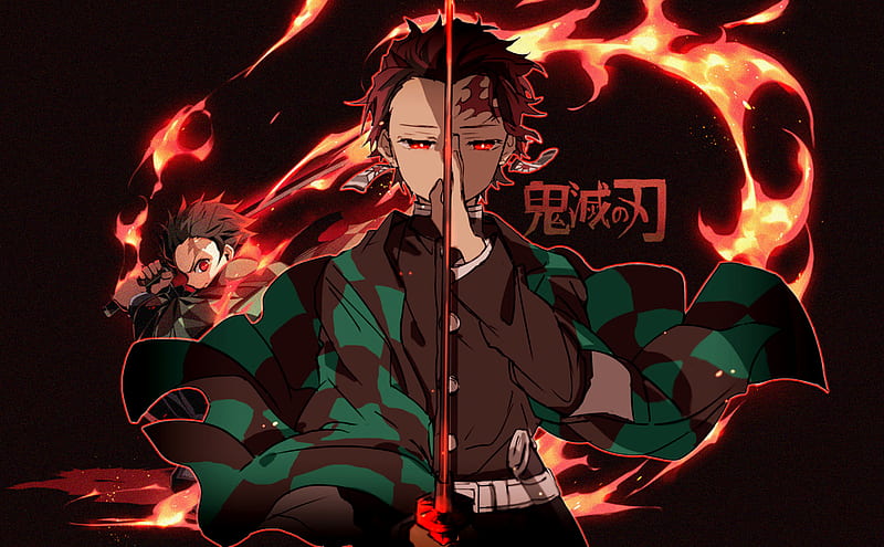 Demon Slayer Kimetsu no Yaiba Wallpaper 4K Tanjiro Kamado 5K Anime  9326