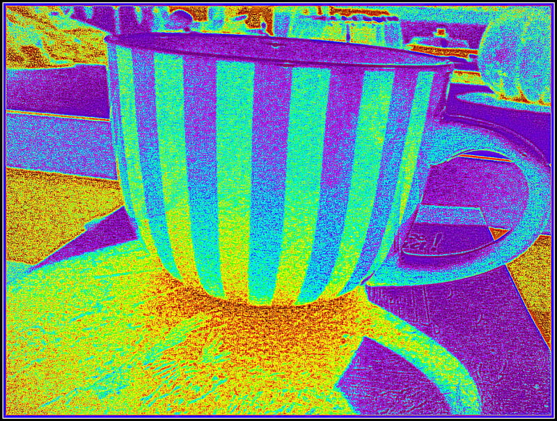 A mug, green-mauve, texture, cup, mug, abstract, kitchen, HD wallpaper