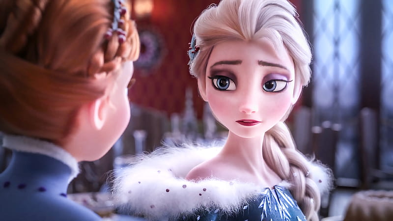 Olaf's Frozen Adventure (2017), poster, movie, girl, elsa, snow queen, olafs frozen adventure, fantays, disney, HD wallpaper