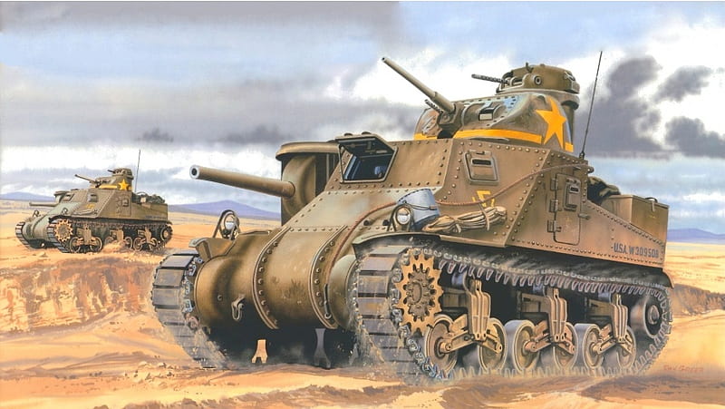 U.S. Medium Tank M3 Lee, HD wallpaper