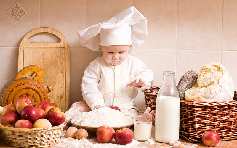 chef-Cute Baby graphy, HD wallpaper