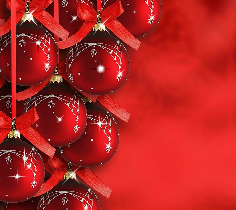 Christmas, natal, red, HD wallpaper