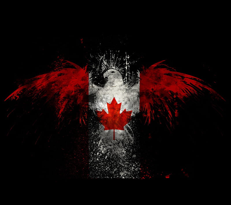 Canada, flag, HD wallpaper