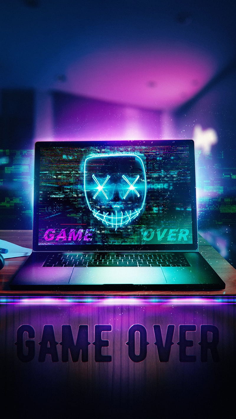 Game over, computer, face, game, hacker pc, screen, tech, technology, HD  phone wallpaper | Peakpx