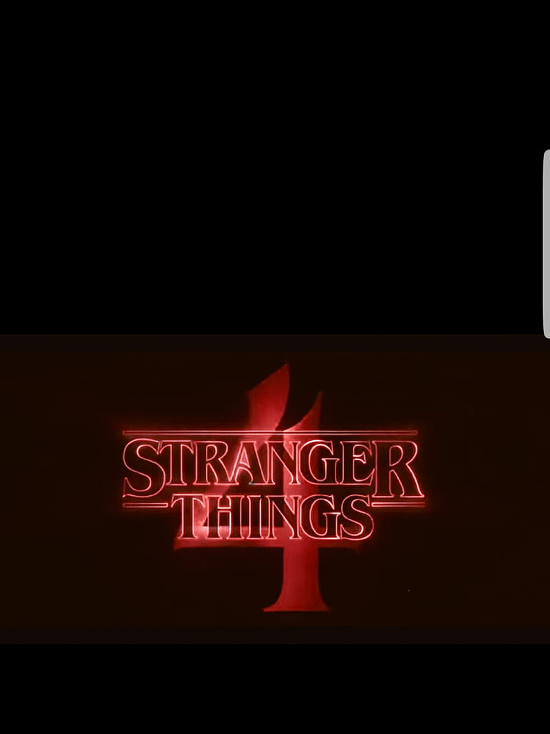 Stranger things 4, logo, HD phone wallpaper