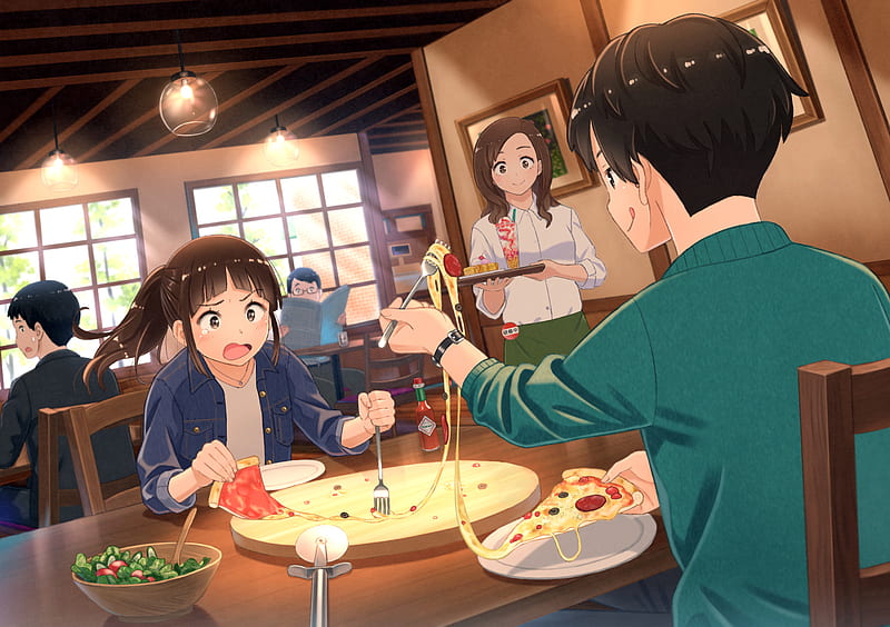 Top more than 77 anime about pizza best  induhocakina