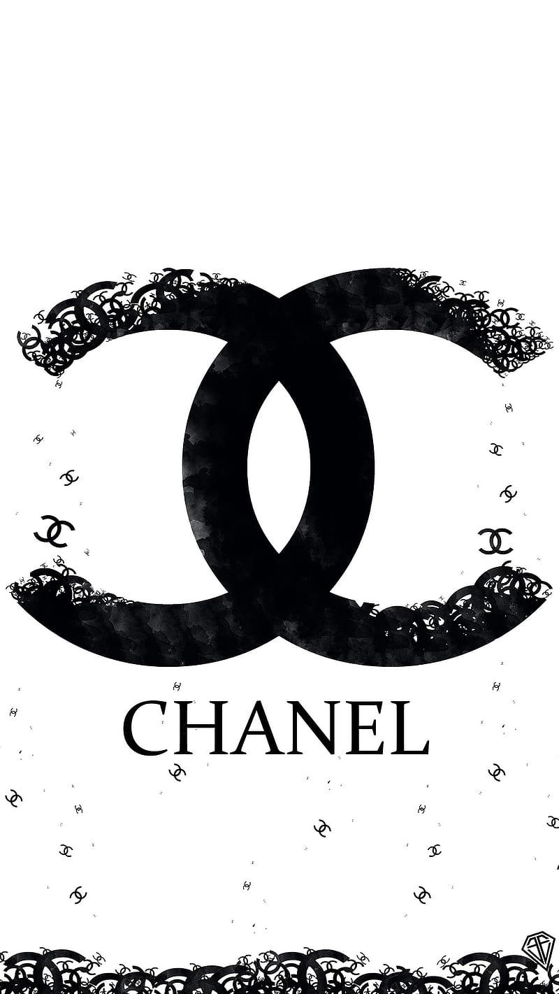 Chanel black wallpaper iPhone 7 screensever
