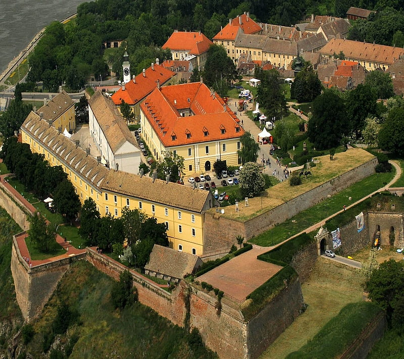 Novi Sad fortress, egzit, HD wallpaper