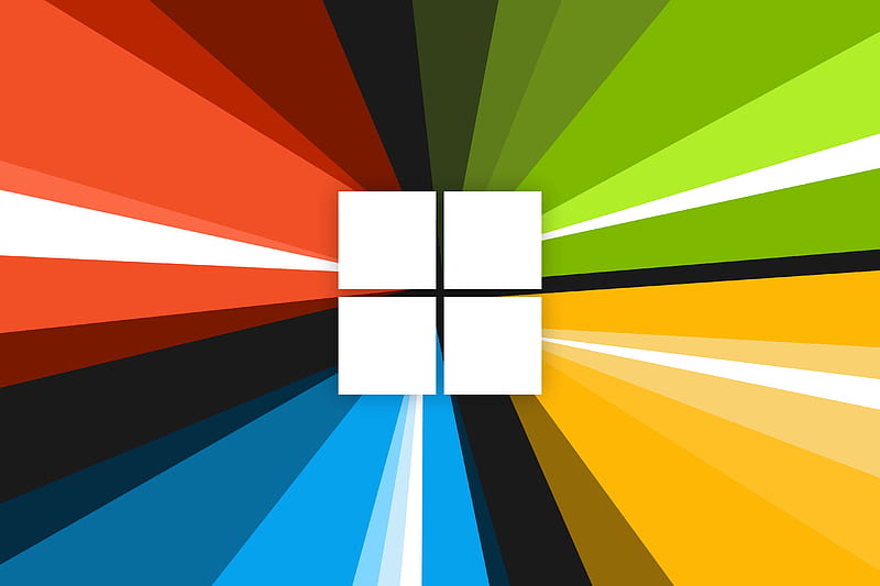 Windows 10 Colorful Background Logo, HD wallpaper