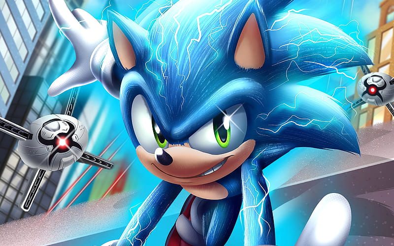 Sonic the Hedgehog (2020) movie poster