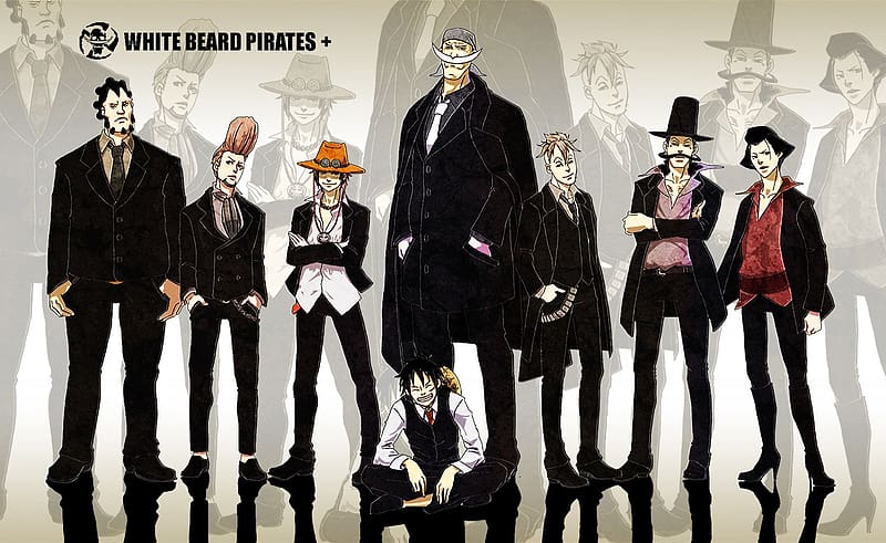 Anime, Portgas D Ace, One Piece, Monkey D Luffy, Edward Newgate, Marco (One Piece), Izo (One Piece), Thatch (One Piece), HD wallpaper