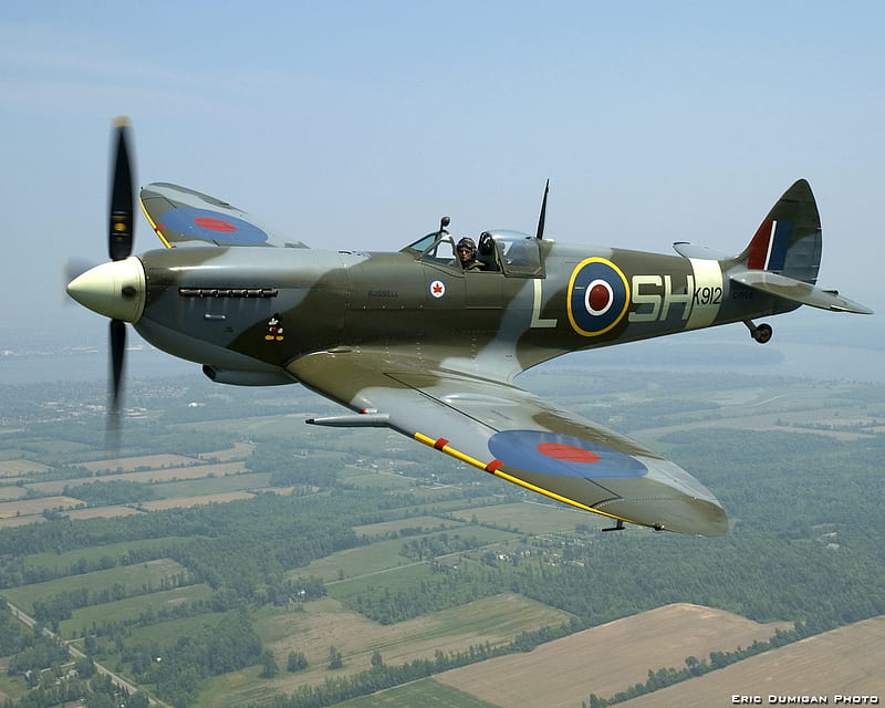 Supermarine Spitfire Mk. IX, world, guerra, raf, ww2, fighter, supermarine, spitfire, HD wallpaper