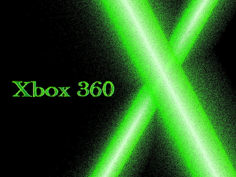 xbox, black, green, 360, HD wallpaper