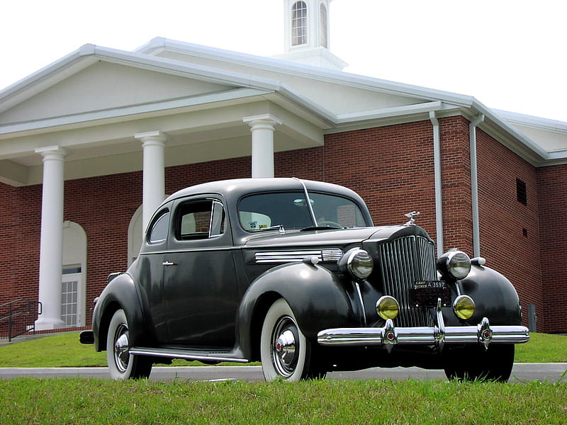 1938 Packard, antique, automobile, car, packard, classic, 1938, HD wallpaper