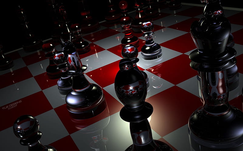 chess pieces, board, piece, chess, pawn, HD wallpaper