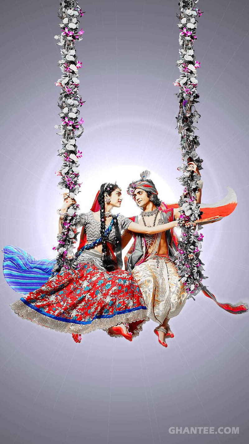 HD File Shri Krishna With Shri Radha 4k High Quality Wallpaper  Etsy