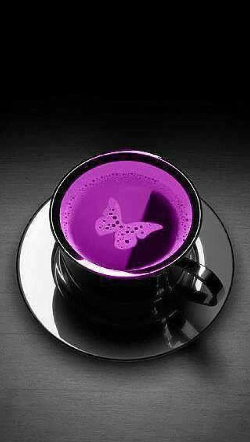 Purple coffe, HD phone wallpaper