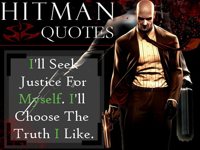 Agent 47 Quote 6 Video Games Bloody Hitman Crimes Game Character Blood Money Hd Wallpaper Peakpx