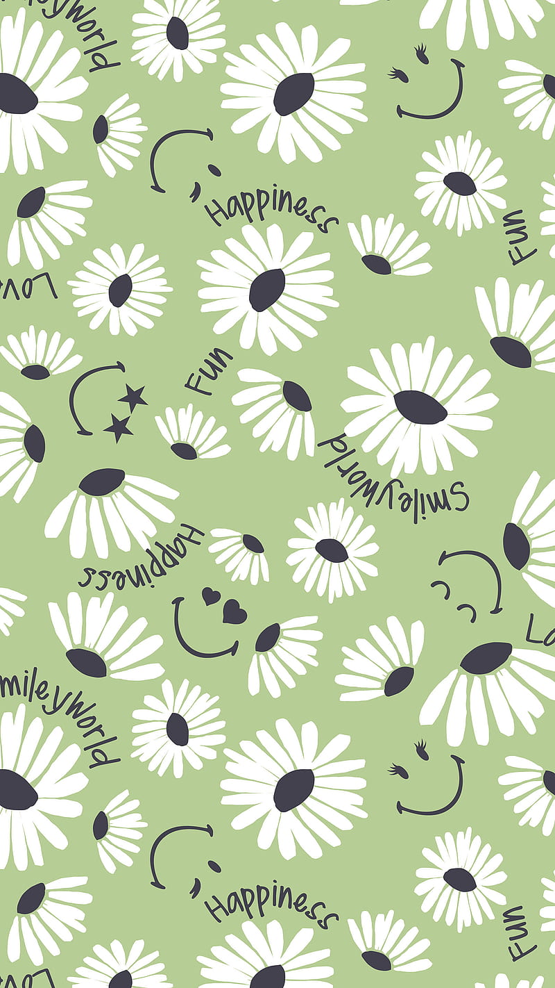 Smiley Fabric Wallpaper and Home Decor  Spoonflower