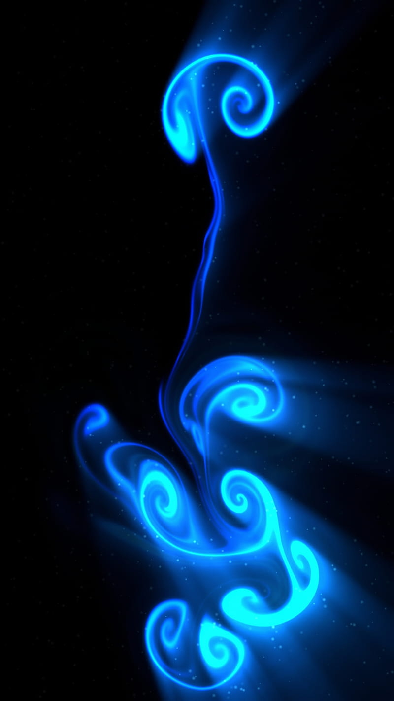 Neon Fluid N006, Fascinating_Fluids, blue, bright, dazzling, dynamics, glow  ink, HD phone wallpaper | Peakpx