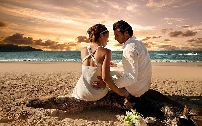 honeymoon-love theme, HD wallpaper