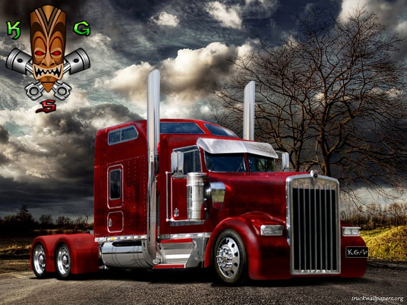 Kenworth Truck, kenworth, truck, big rig, semi, HD wallpaper