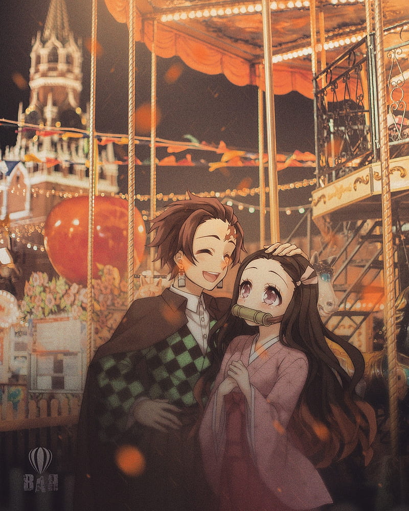 Tanjiro and Nezuko Apikk - Illustrations ART street