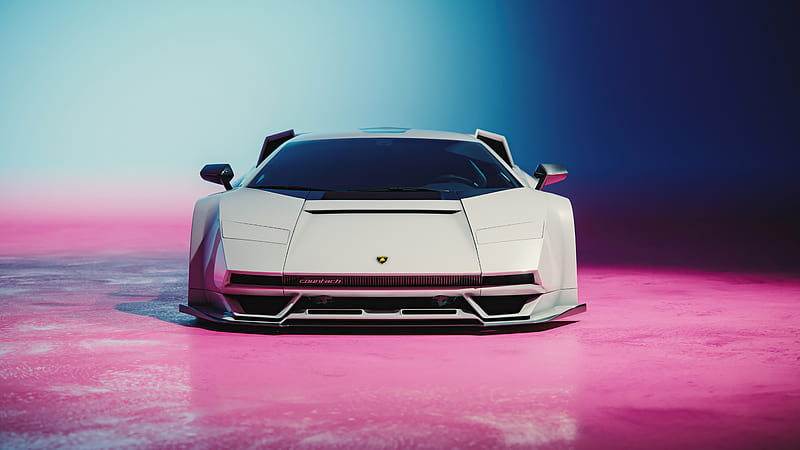 Lamborghini Countach Concept 2022, lamborghini-countach, lamborghini, cars, behance, HD wallpaper