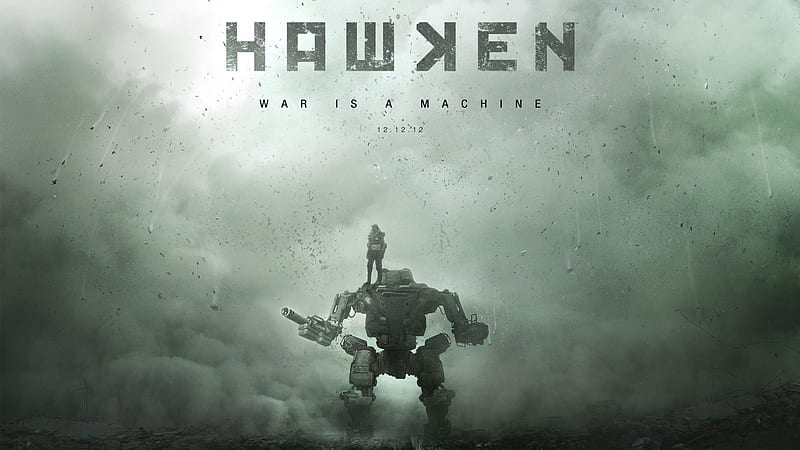 Hawken - War is a Machine, guerra, mech, future, shooter, la maquina, hawken, pilot, robot, HD wallpaper