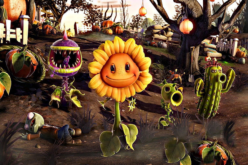 Plants Vs. Zombies Wallpaper by Akira_the_Dragon on Sketchers United