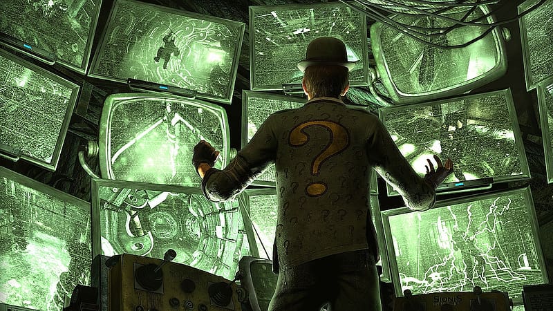 Batman, Video Game, Batman: Arkham City, Riddler (Dc Comics), HD wallpaper