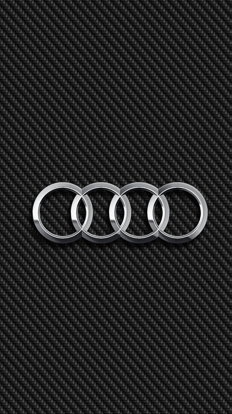 Audi Brand Logo , car, audi rings, HD phone wallpaper